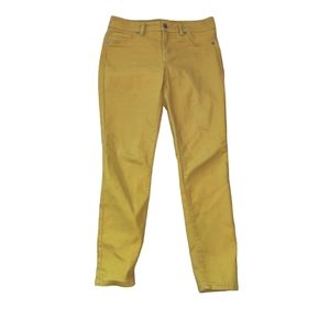 d. jeans Jeggings Pocket Look Mustard Yellow Size 4